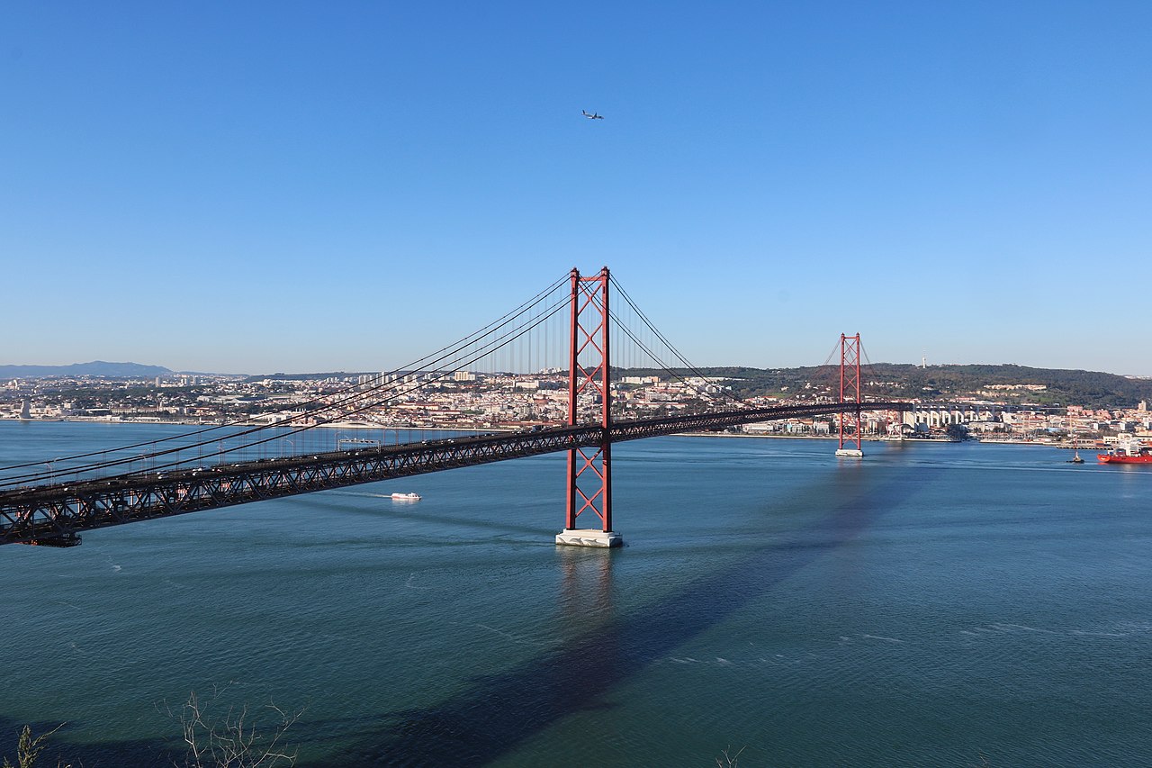 The 25 de Abril bridge across the Tagus