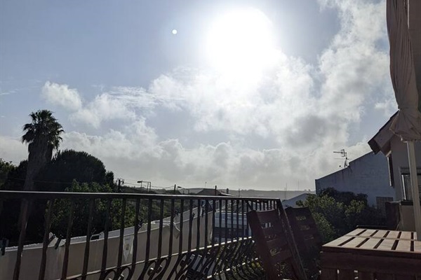 South-facing deck for sunset dinners